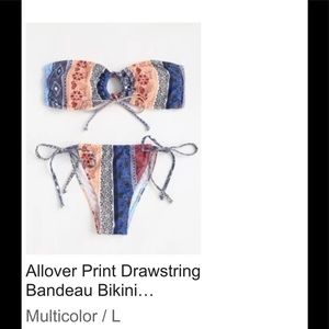 SHEIN NWT Boho colorful bikini